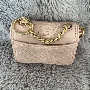 Authentic Leather Tory Burch Purse Keychain